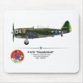 P-47D Thunderbolt - Senta a Pua - FAB Muismat (Voorkant)
