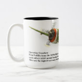 P-47D Thunderbolt Tweekleurige Koffiemok (Links)