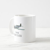 P-51 B Mustang Koffiemok (Voorkant links)