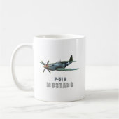 P-51 B Mustang Koffiemok (Links)