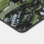 P-51 COCKPIT, TUSKEGEE AIRMEN (RODE STAART) BUREAUMAT (Hoek)