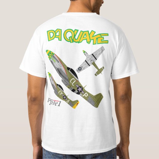 P-51 DA QUAKE T-SHIRT (Achterkant)