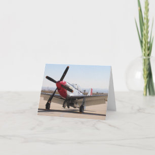 P-51 de Rode Staart van de mustang Kaart