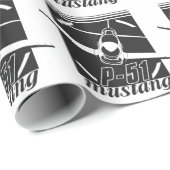 P-51 mosterang cadeaupapier (Rol Hoek)