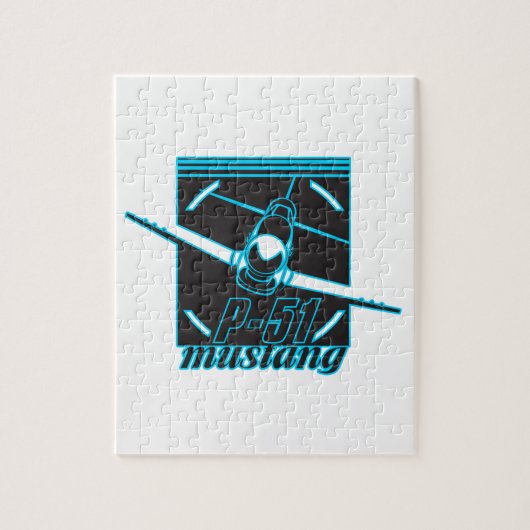 P-51 mosterang legpuzzel (Verticaal)