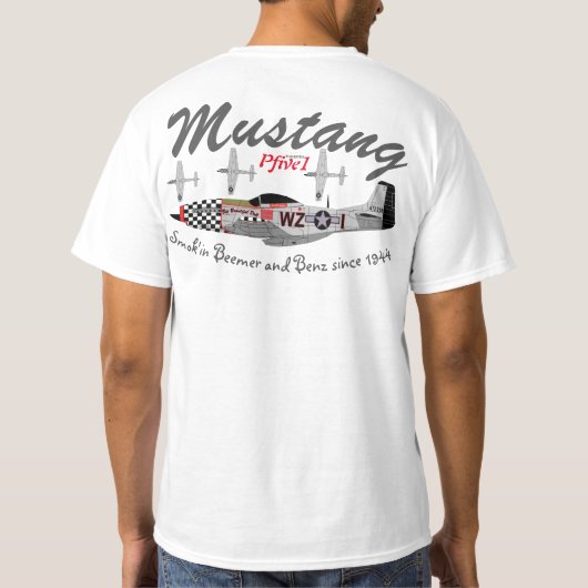 P-51 Mustang 1944 T-shirt (Achterkant)