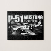 P-51 Mustang 8x10 Photo Puzzle with Gift Box Legpuzzel (Horizontaal)