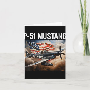 P-51 Mustang Amerikaans WW2 gevechtsvliegtuig P-51 Kaart
