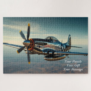 P-51 Mustang Artist impressie Legend of the Skies Legpuzzel
