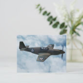P-51 Mustang Briefkaart (Staand voorkant)