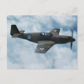 P-51 Mustang Briefkaart (Voorkant)