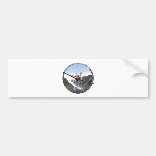 P-51 Mustang Bumpersticker (Voorkant)