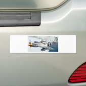 P-51 MUSTANG BUMPERSTICKER (Op auto)
