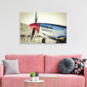 P-51 Mustang Canvas Afdruk (Insitu (Woonkamer))