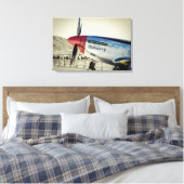 P-51 Mustang Canvas Afdruk (Insitu (Slaapkamer))
