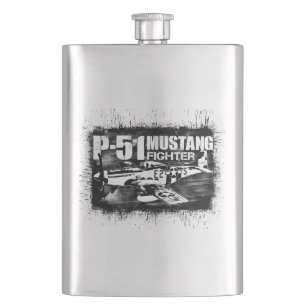 P-51 Mustang Classic Flask Heupfles