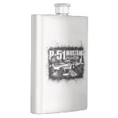 P-51 Mustang Classic Flask Heupfles (Rechts)