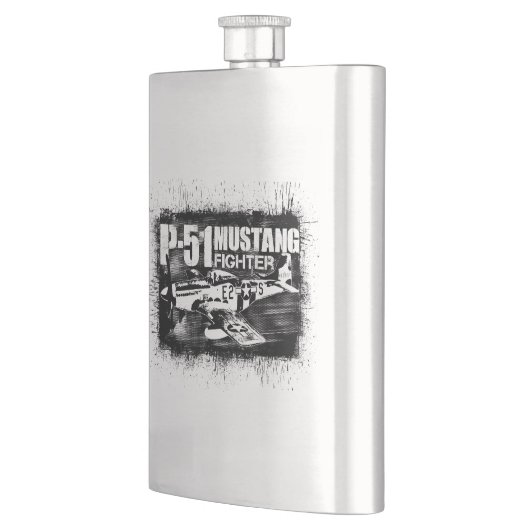 P-51 Mustang Classic Flask Heupfles (Links)