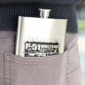 P-51 Mustang Classic Flask Heupfles (Voorbeeld)
