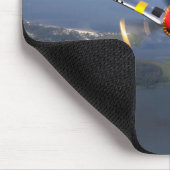 P-51 Mustang Fighter Vliegtuig Muismat (Hoek)