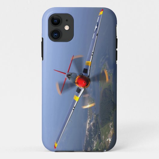 P-51 Mustang gevechtsvliegtuig Case-Mate iPhone Case (Achterkant)