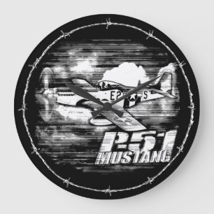 P-51 Mustang Grote Klok