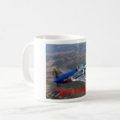 p-51 mustang koffiemok (Voorkant links)