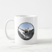 P-51 Mustang Koffiemok (Links)