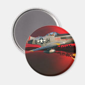 P-51 MUSTANG MAGNEET (Voorkant / Achterkant)