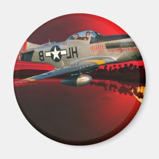 P-51 MUSTANG MAGNEET (Voorkant)