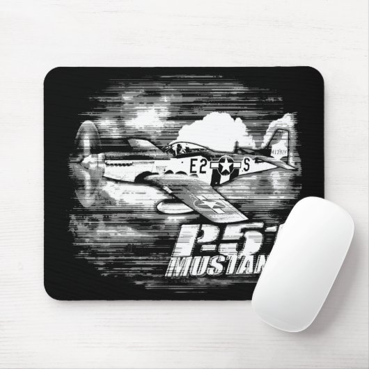 P-51 Mustang Muismat (Met muis)