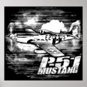 P-51 Mustang Poster (Voorkant)