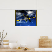P 51 Mustang Poster (Keuken)