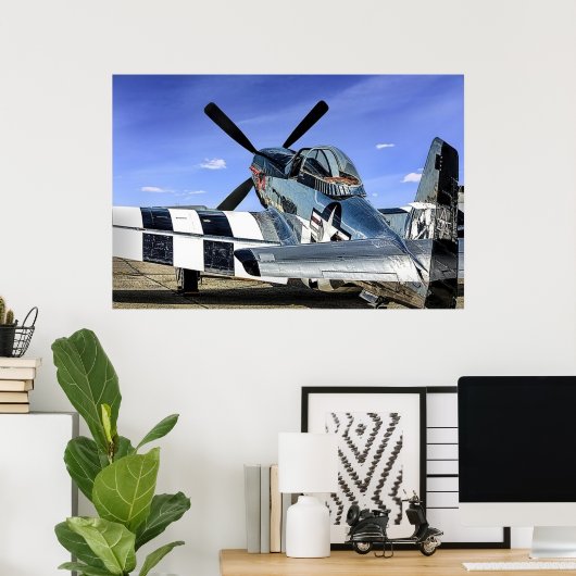 P-51 Mustang Poster (Thuiskantoor)