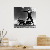 P-51 Mustang Poster (Keuken)