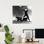 P-51 Mustang Poster (Thuiskantoor)