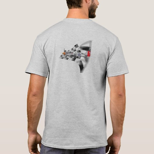 P-51 Mustang Racer T-shirt (Achterkant)