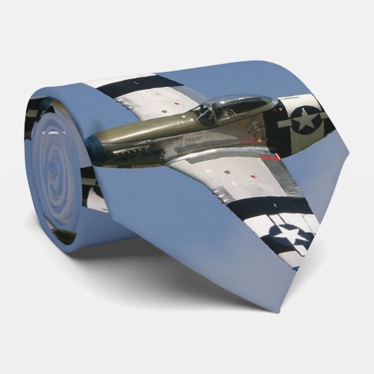 P-51 MUSTANG STROPDAS (Opgerold)