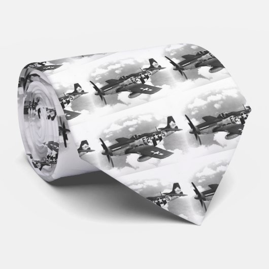 P-51 Mustang Stropdas (Opgerold)