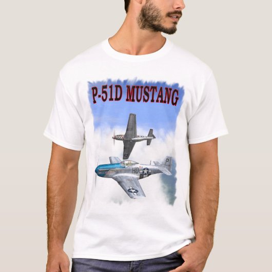 P-51 MUSTANG T-SHIRT (Voorkant)