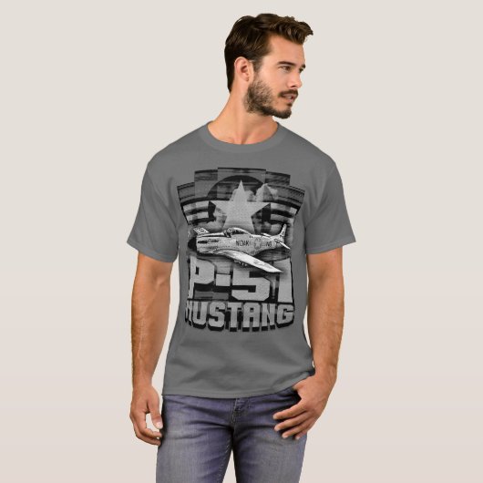 P-51 Mustang T-shirt (Voorkant volledig)