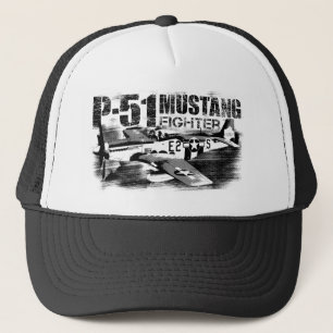 P-51 Mustang Trucker Hat Pet