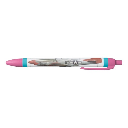 P-51 MUSTANG ZWARTE INKT PEN (Bodem)