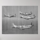 P-51 Mustangs Poster (Voorkant)