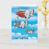 P-51 mustangwenskaart kaart (Gele Bloem)