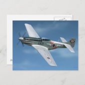 P-51 "Shark of Zambales" Briefkaart (Voorkant / Achterkant)