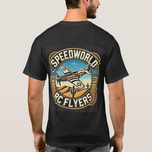 P-51 speedworld-shirt t-shirt (Achterkant)