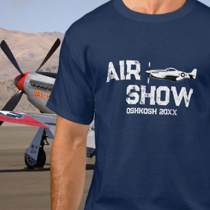 P-51  Vliegtuig Militaire Veteraan WW2 Airshow T-shirt