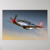 P-51C Mustang Poster (Voorkant)