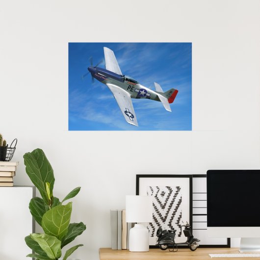 P-51D "Cripes A' Mighty" Poster (Thuiskantoor)
